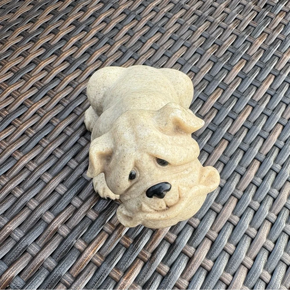 ❤️❤️❤️English Bulldog Figurine Quarry Critters 2002 “ Bully”  - 6 in - Picture 5 of 6